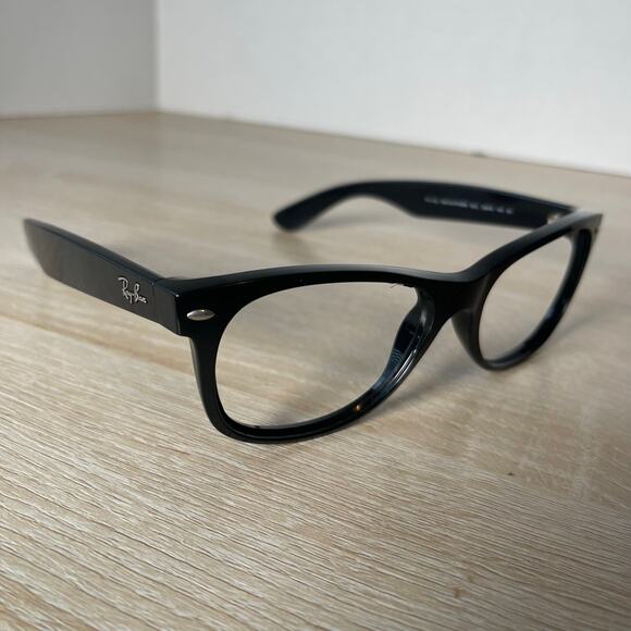 Ray-Ban New Wayfarer RB2132 901L Black Full Rim Sunglasses FRAMES ONLY 55-18-145 - Picture 1 of 11